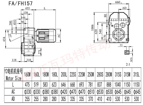 FA FH157157減速機(jī)圖紙