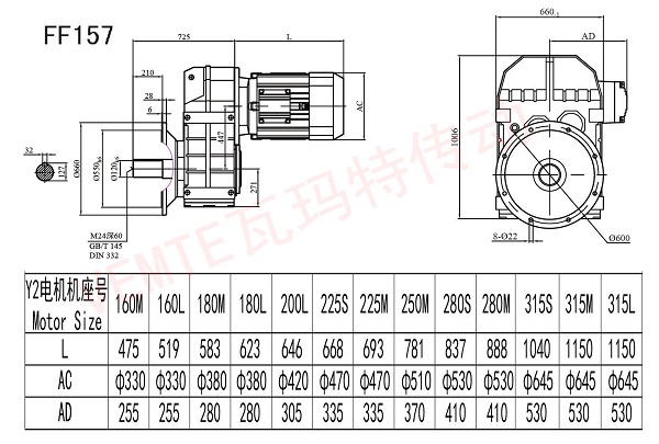 FF157減速機(jī)圖紙